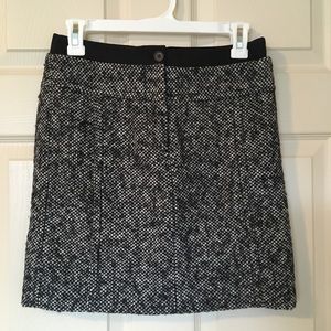 Ann Taylor Loft Lined Wool Mini Skirt
